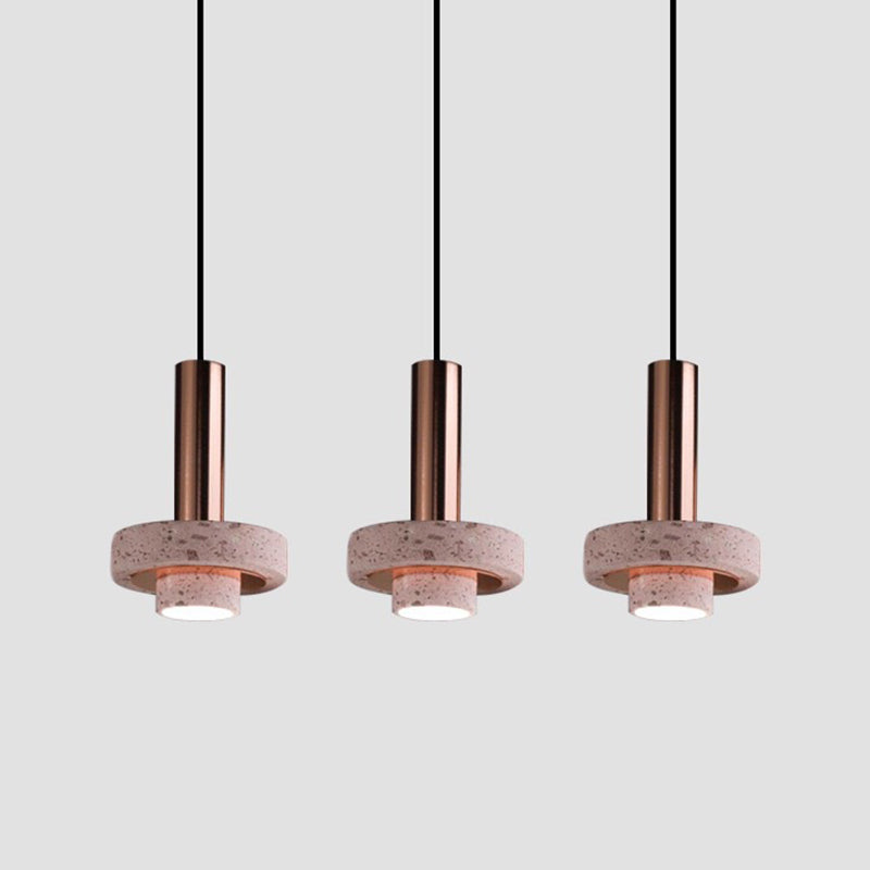 Arisha Modern LED Pendelleuchte Zylinder Wohn/Schlafzimmer Metall