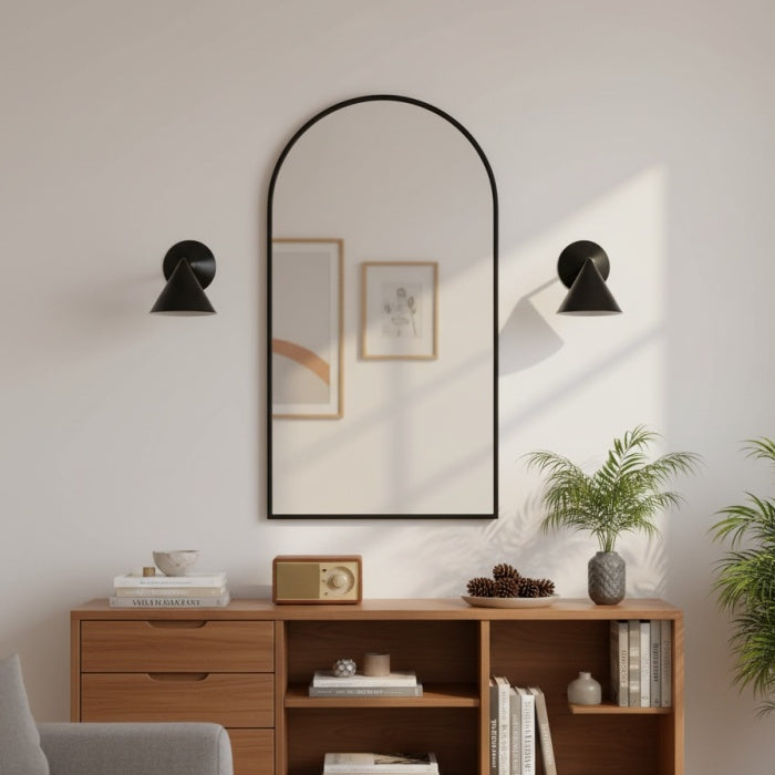 Schlichte Wandleuchte für moderne Interieurs