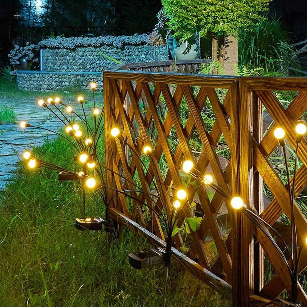 Ray Minimalistisch LED Außenleuchte Sputnik Schwarz, Garten/Balkon