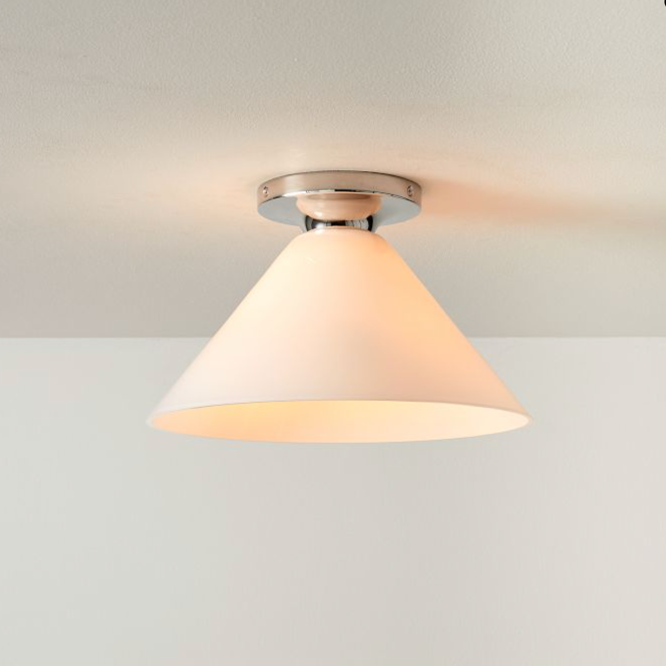 Skulpturale Glas-Deckenleuchte für moderne Räume