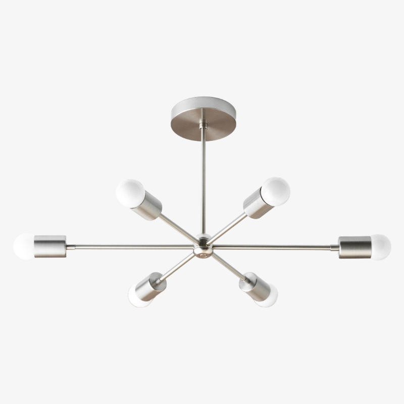 Mobilux Line Minimalistisches Design Metall-Pendelleuchte – Geometrische, moderne Lampe für den Essbereich
