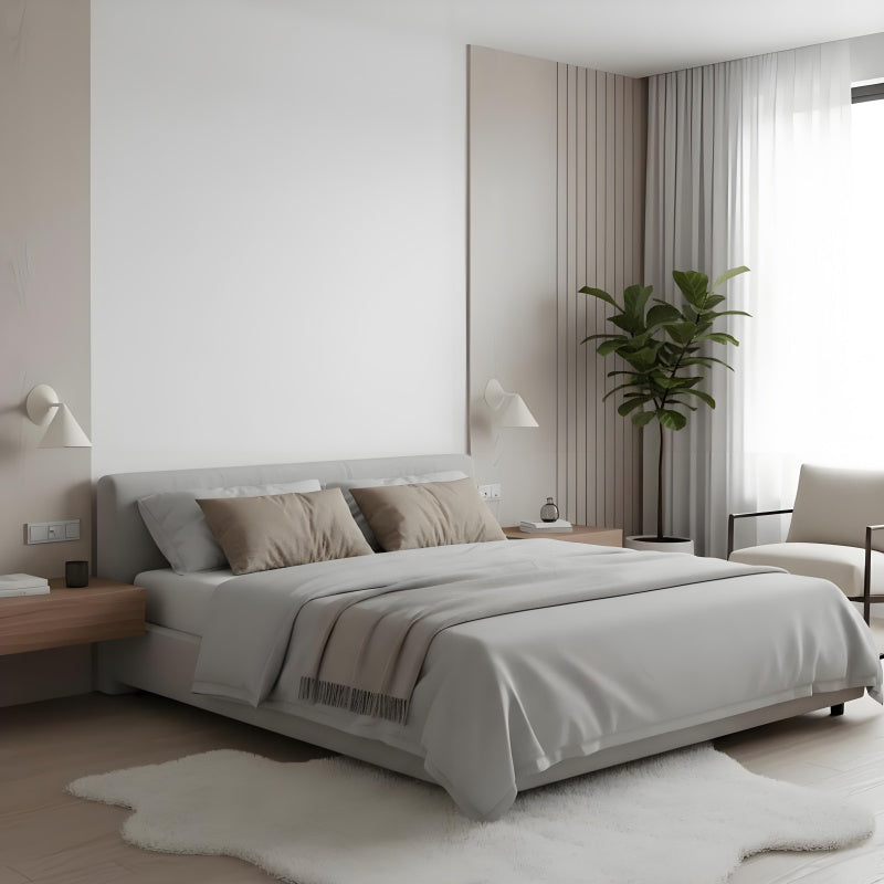 Wandleuchte im Schlafzimmer als Leselicht