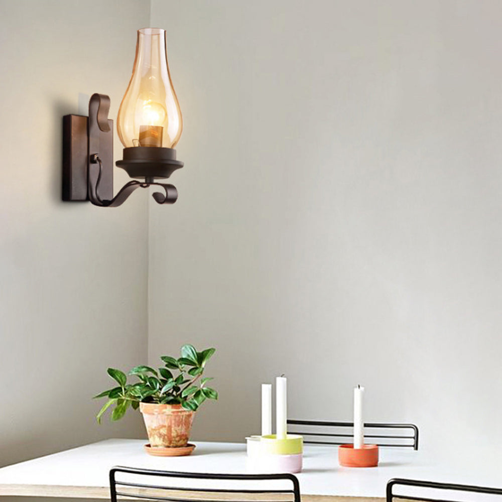 Silva Designer LED Wandlampe Wohnzimmer/Schlafzimmer Holz/Metall