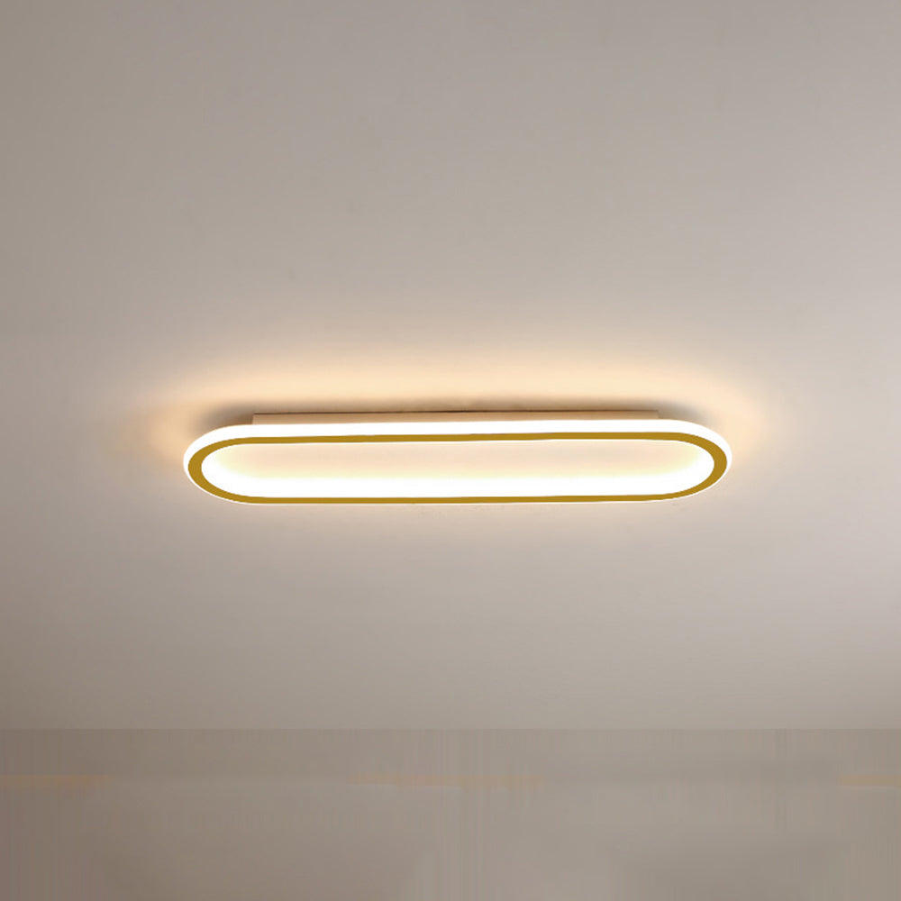 Quinn RechteckigDeckenleuchte Schwarz/Gold Schlaf/Wohnzimmer
