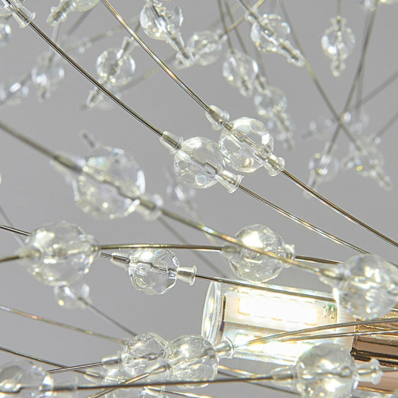 Kristy Pendelleuchte  Löwenzahn LED aus goldfarbenem Modern für Schlafzimmer/Wohnzimmer
