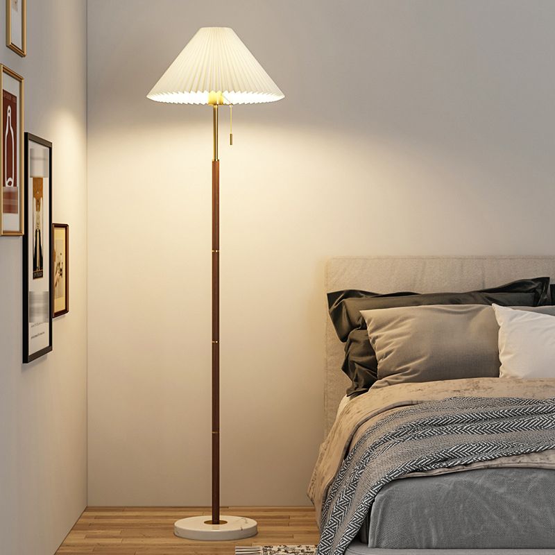 Muto Modern Stehleuchte weiß, Wohnzimmer, Metall Stoff