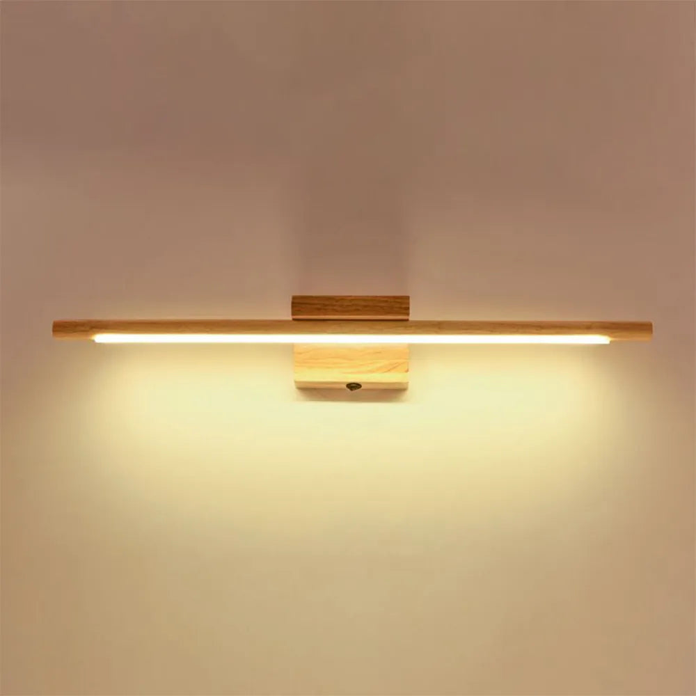 Muto  Holz Wandleuchte Linear, Innen, Badezimmer ,Modern LED