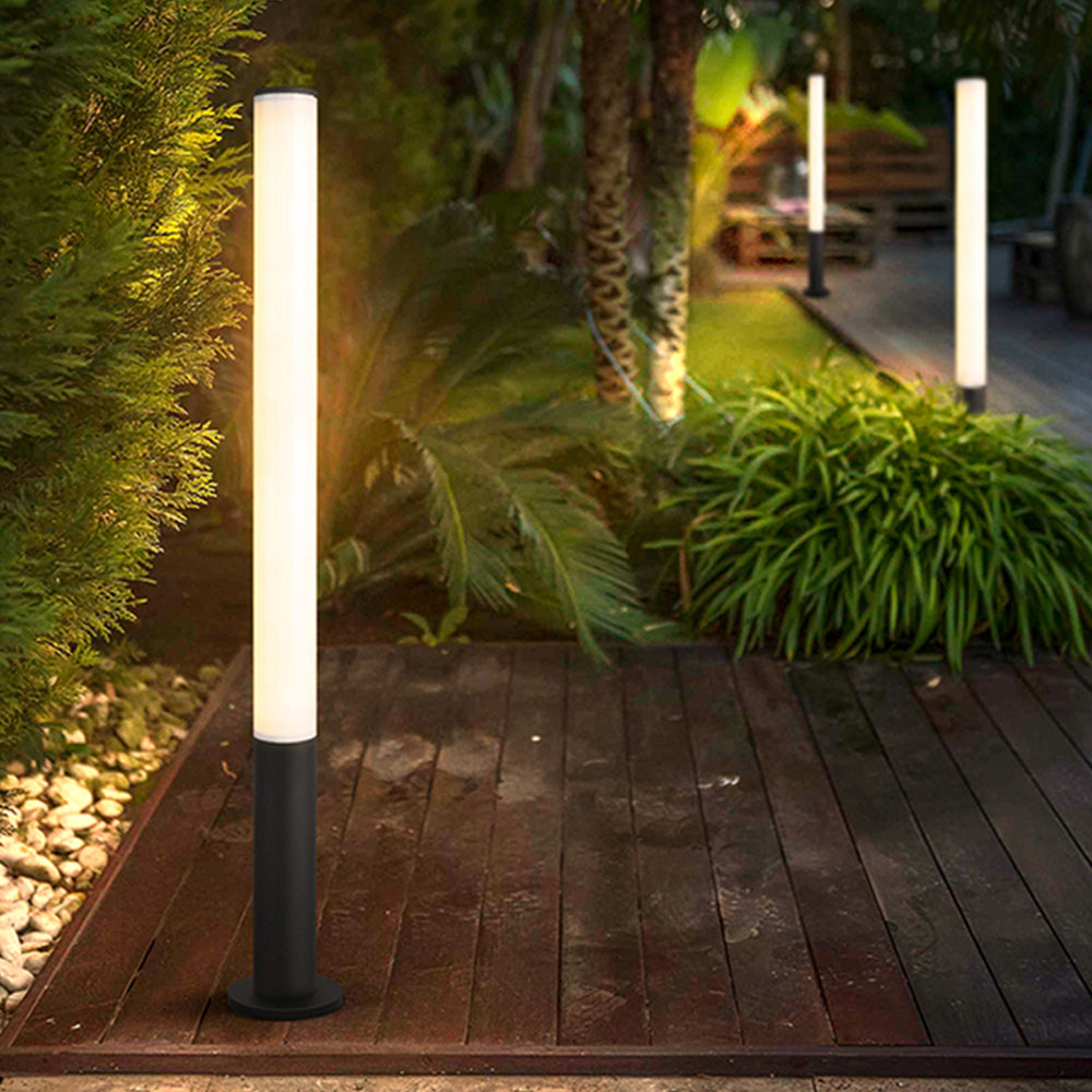 Ray Minimalistisch Modern LED Außenleuchte Schwarz/Weiß Garten/Terrasse Metall&Acryl 60/80/100/120/150CM Lang