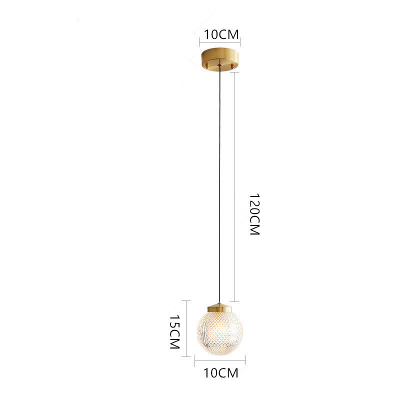 Valentina Moderne Pendelleuchte Kugel, Gold, Wohnzimmer, Metall Glas