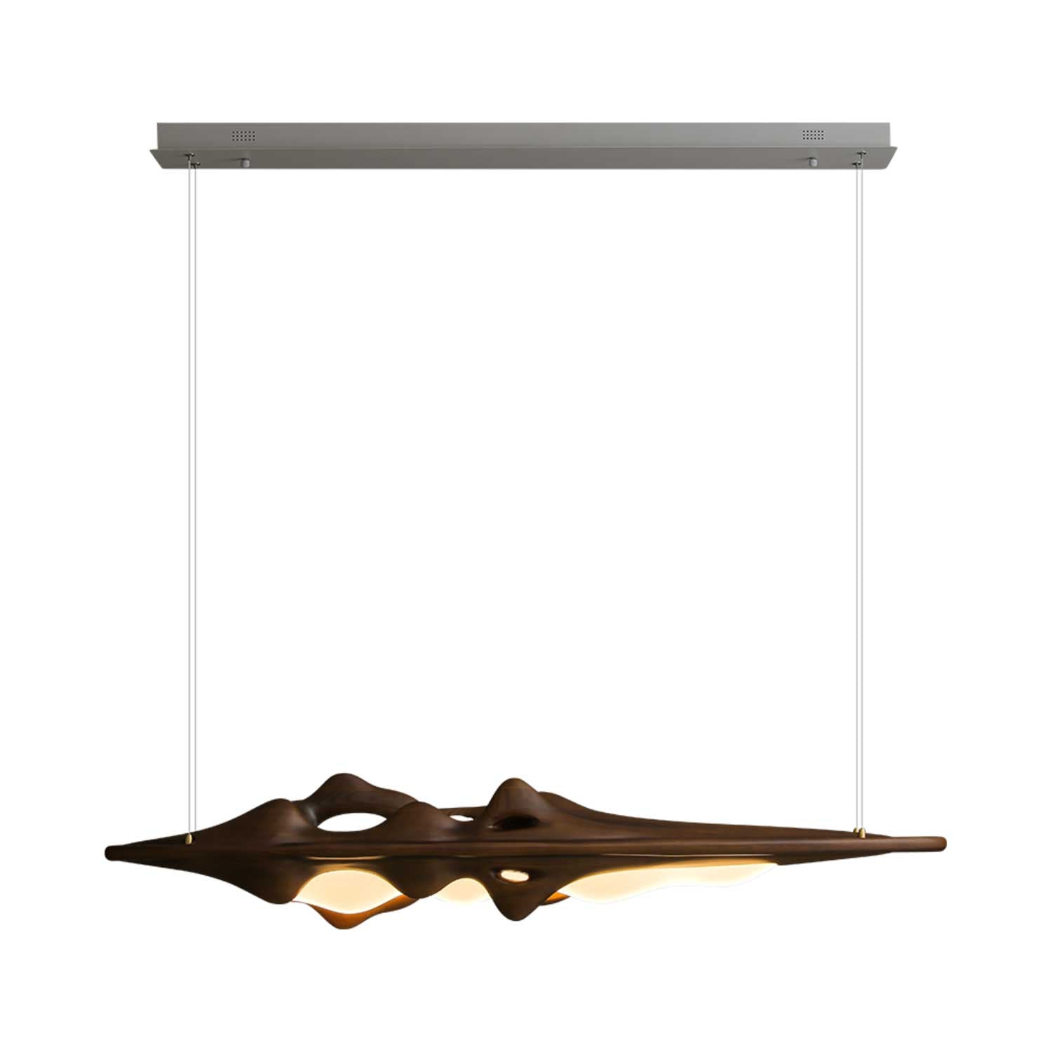 Ulsorira Topografische Holz-Pendelleuchte-Letslighting