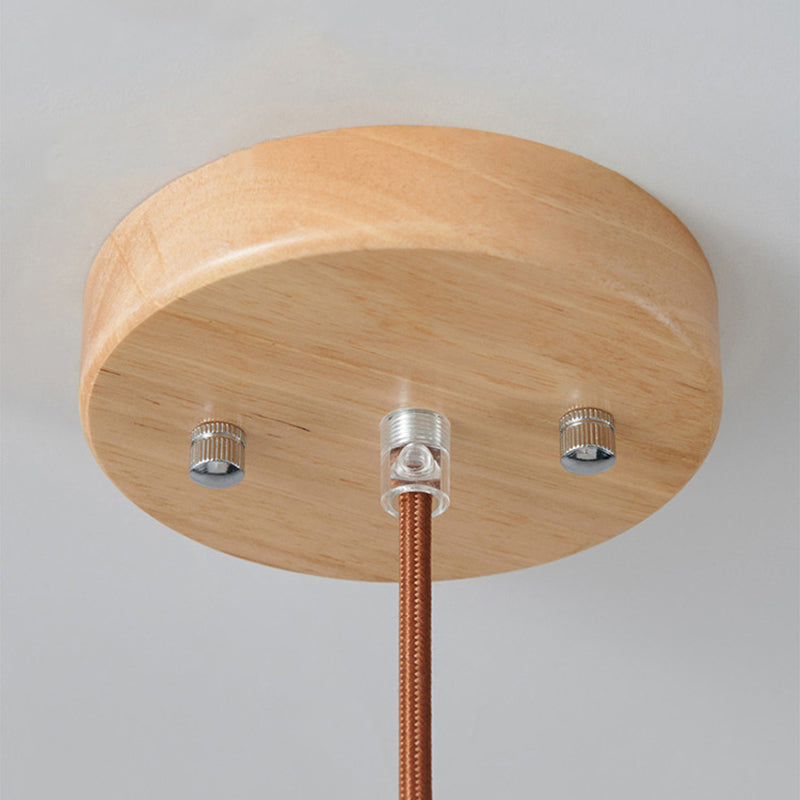 Muto Modern LED Pendelleuchte Weiß 2 Stile Ess/Wohnzimmer Holz/Glas