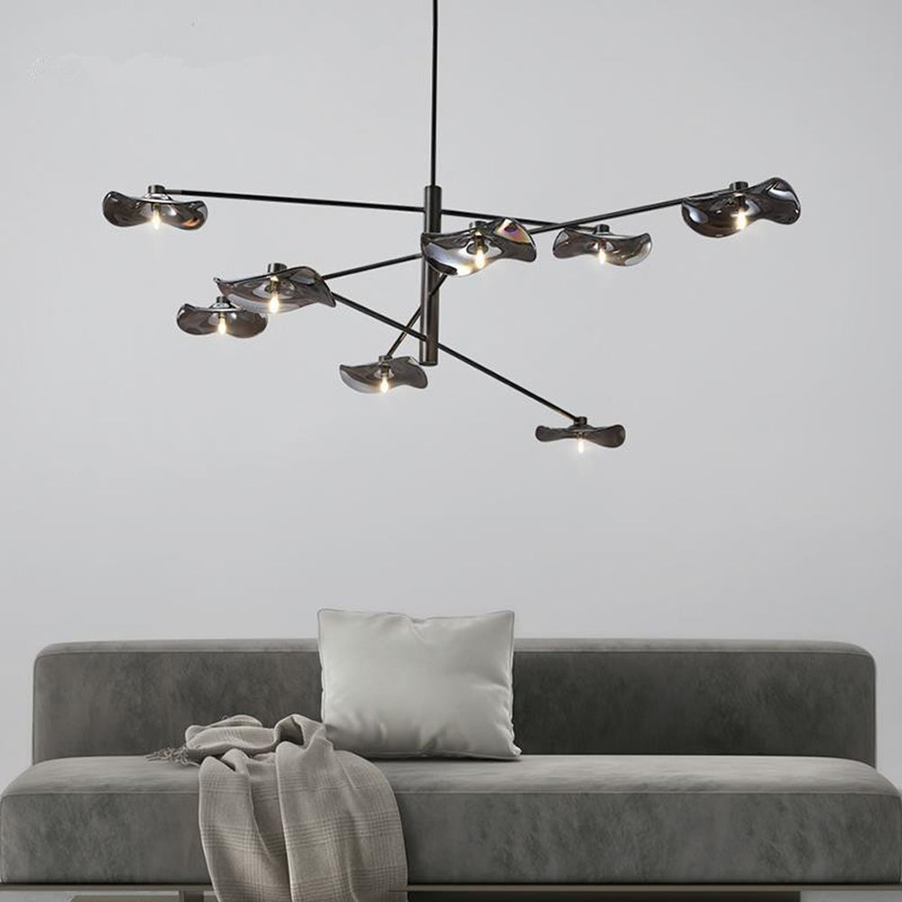 Arisha Pendelleuchte 2 Farbe, 6/8 Flammig, Metall, Schlarfzimmer