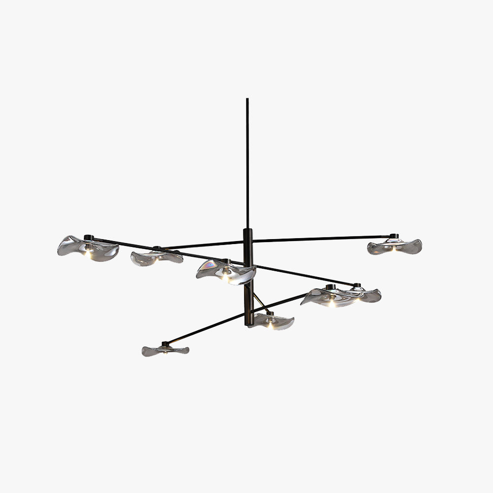 Arisha Pendelleuchte 2 Farbe, 6/8 Flammig, Metall, Schlarfzimmer