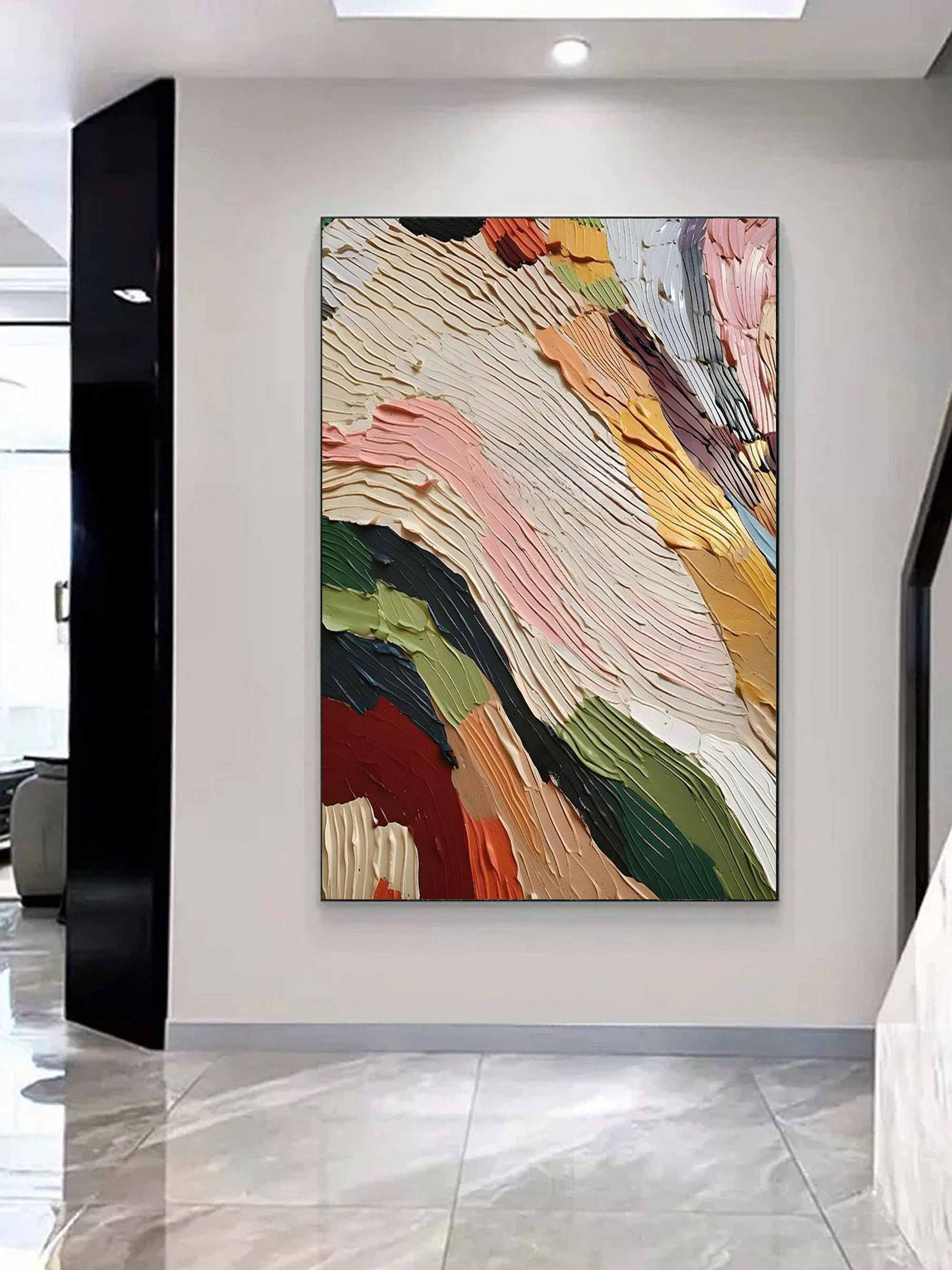 Caspian Farbenfrohe Malerei Wandkunst - Letslighting