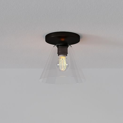 Skulpturale Glas-Deckenleuchte für moderne Räume