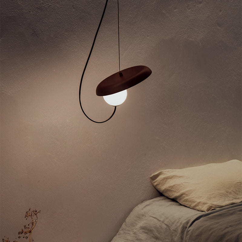 Avi Modern LED Pendelleuchte Ring Esszimmer 3 Farben Acryl/Metall