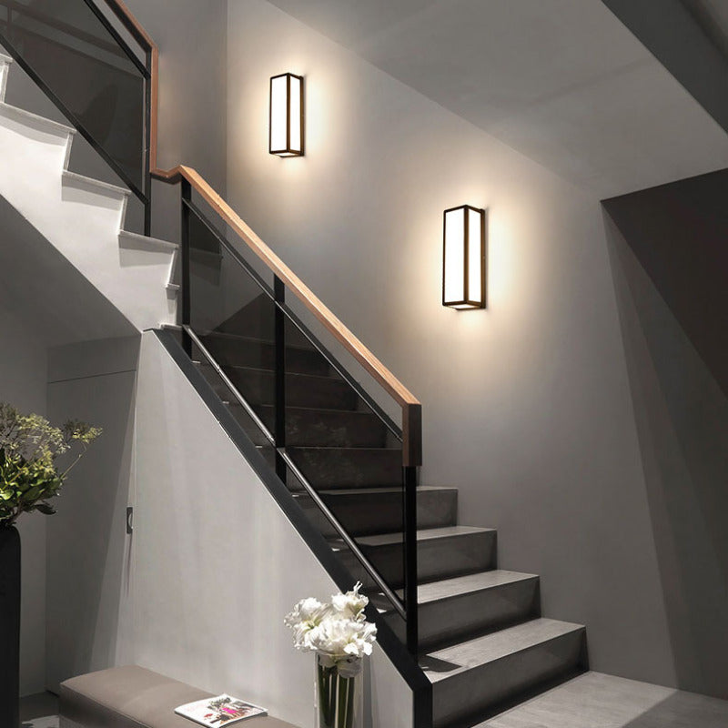 Ray Wasserdichte Außen-Wandleuchte Wandlampe mit warmweißem LED-Licht