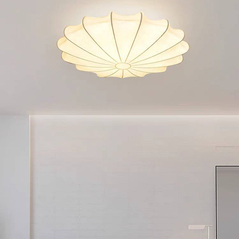 Ritta Design LED Deckenleuchte Weiß Schlaf/Wohnzimmer Stoff-Letslighting