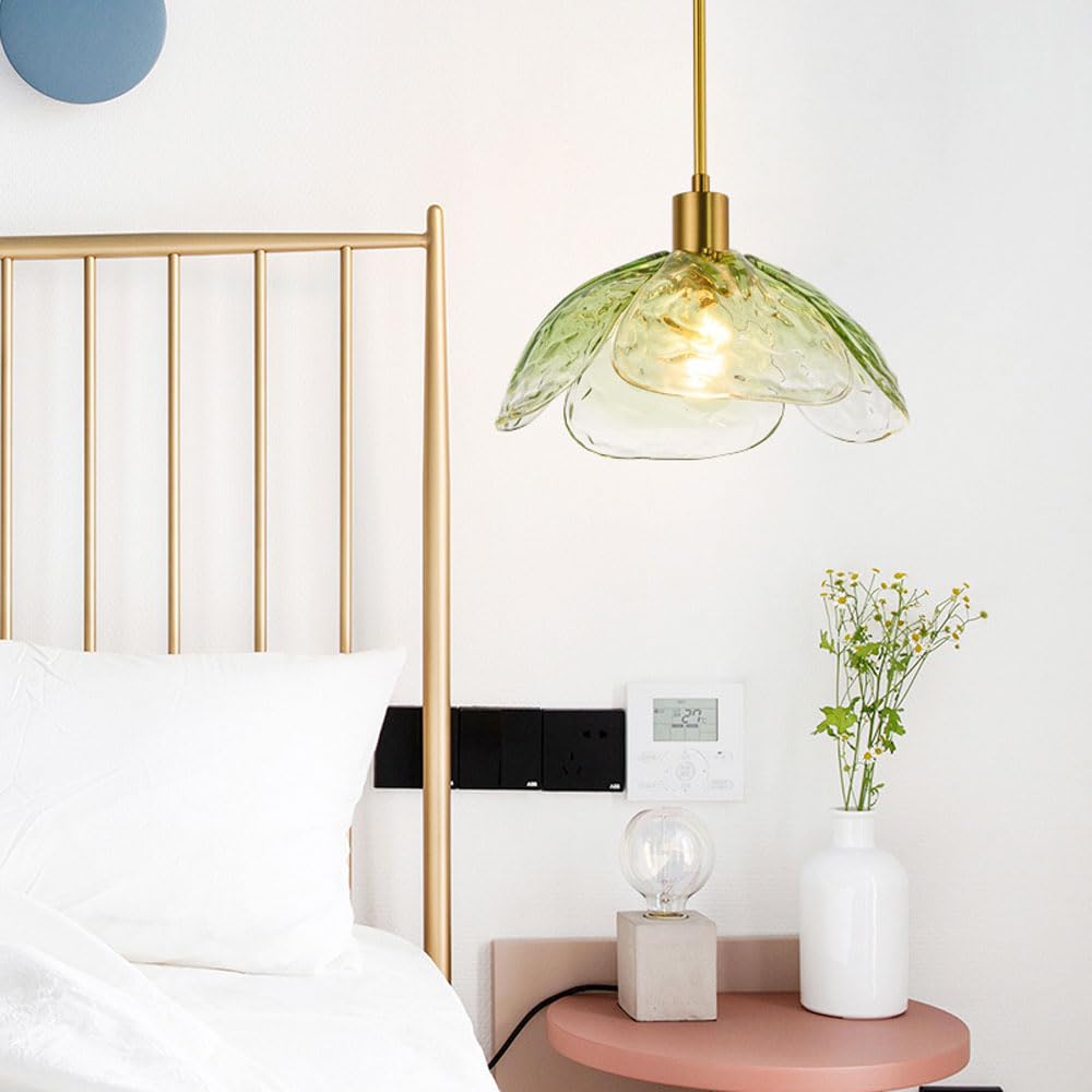 Valentina Modern LED Pendelleuchte Metall/Glas Schlafzimmer/Wohnzimmer