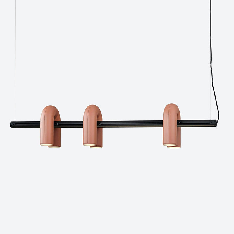 Arisha Modern LED Linear Pendelleuchte Grau/Rosa/Schwarz/Blau Wohn/Ess/Schlaf/Kinderzimmer Esstisch Metall&Acryl