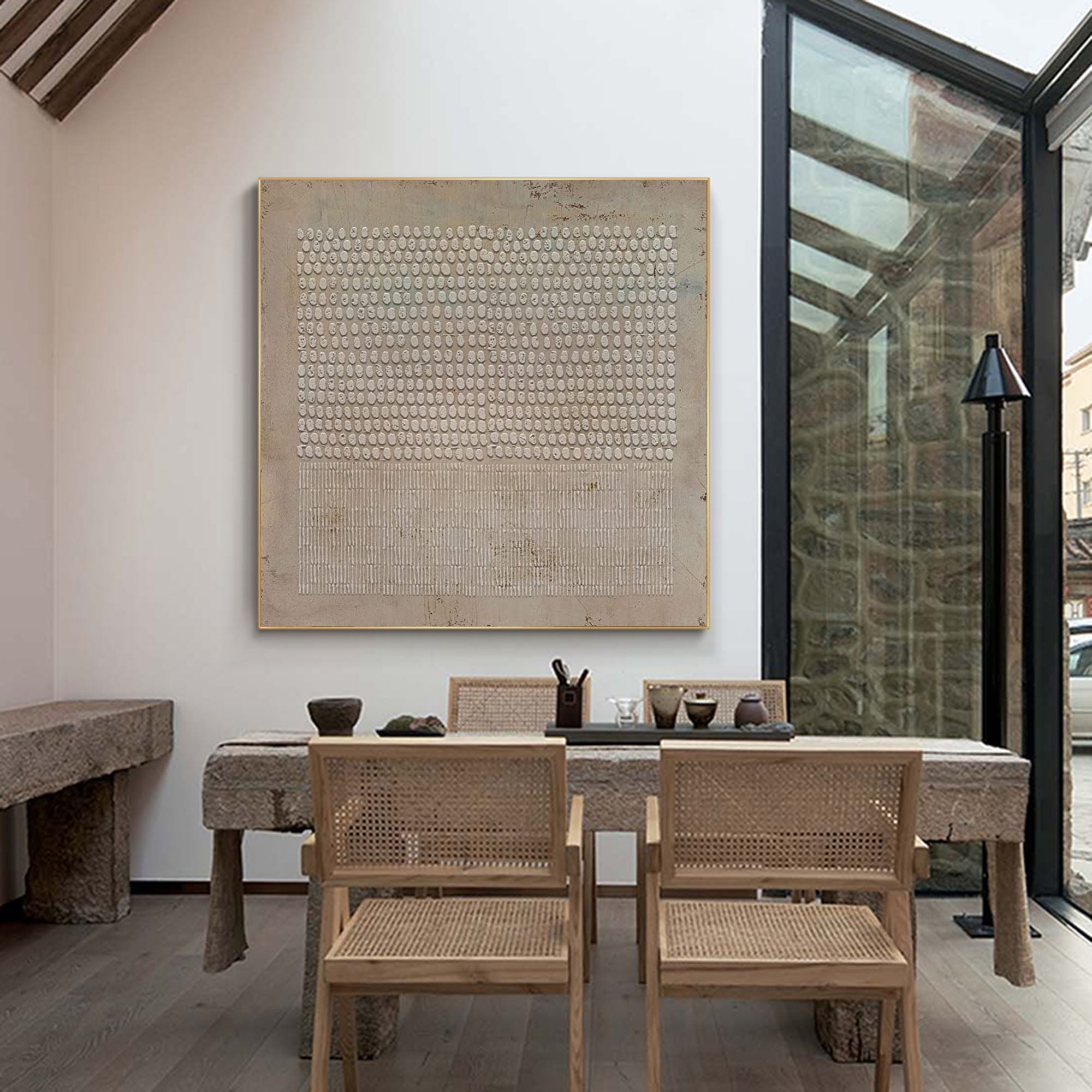 Rune Wabi-Sabi Wandkunst - Letslighting