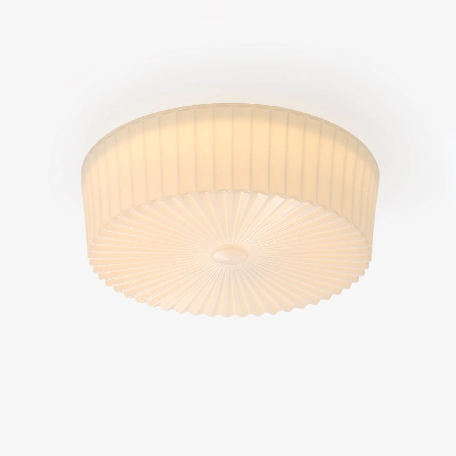 Lustra Deckenleuchte Drum Glas Radiant-Letslighting