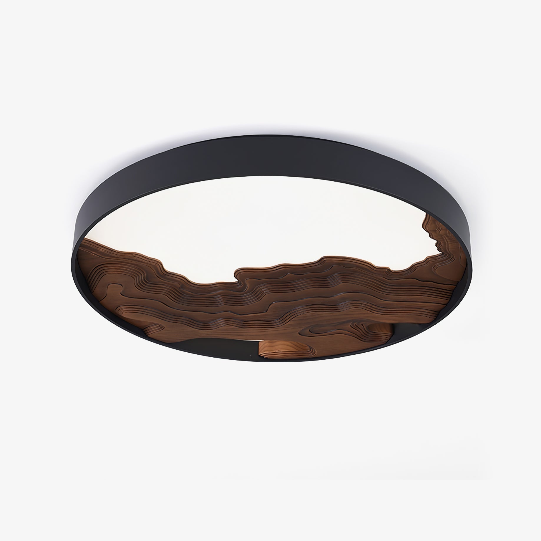 Lustra Deckenleuchte Holz Orientalisch Natur-Letslighting