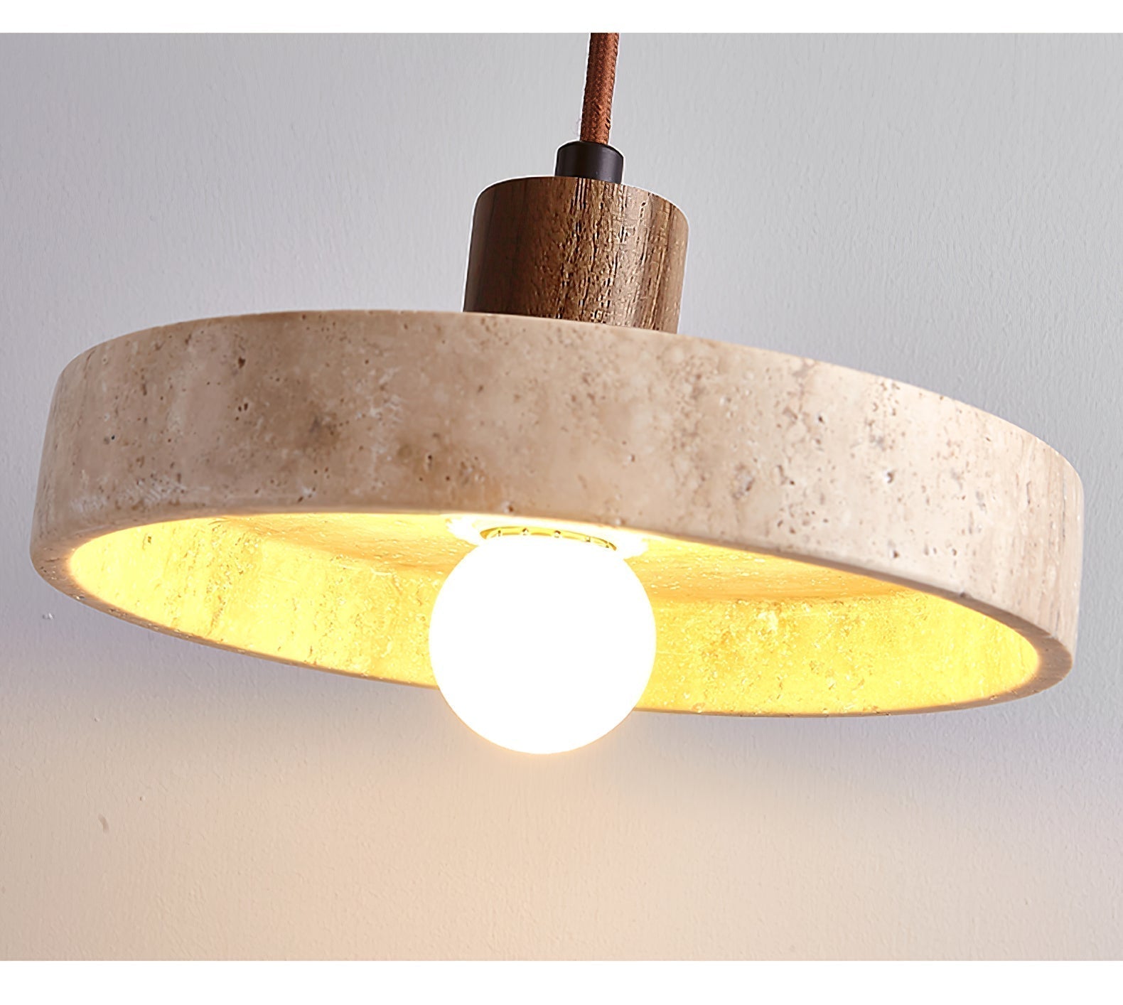 Evvynor Travertine Pendant Light - Neutralighting