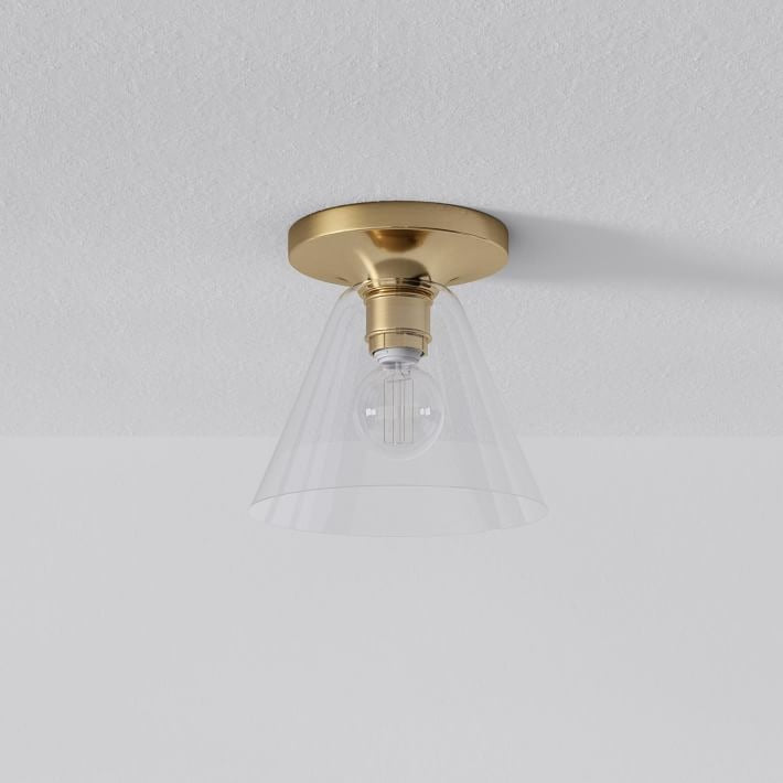 Skulpturale Glas-Deckenleuchte für moderne Räume