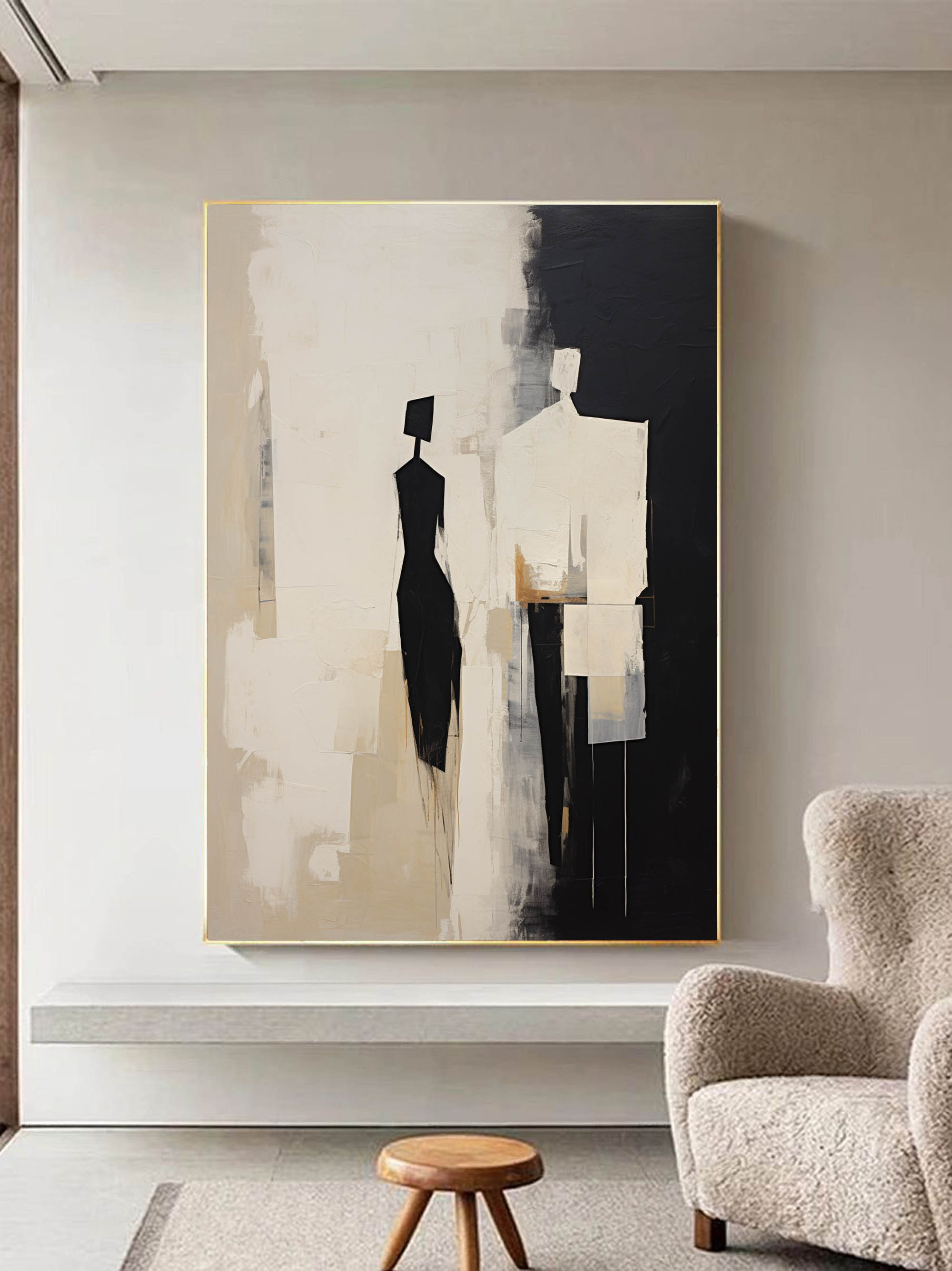 Mila Zeitgenössische Minimalistische Wandkunst-Letslighting