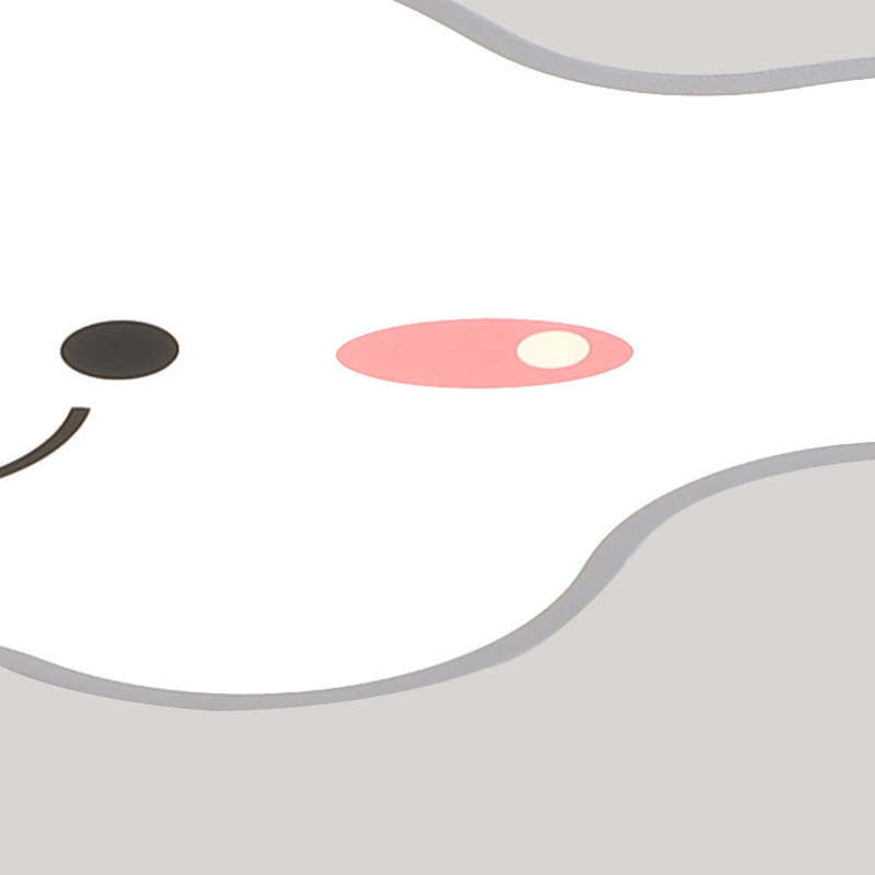 Aria Modern LED Deckenleuchte Dimmbar Kinderzimmer Wolke Weiß Holz