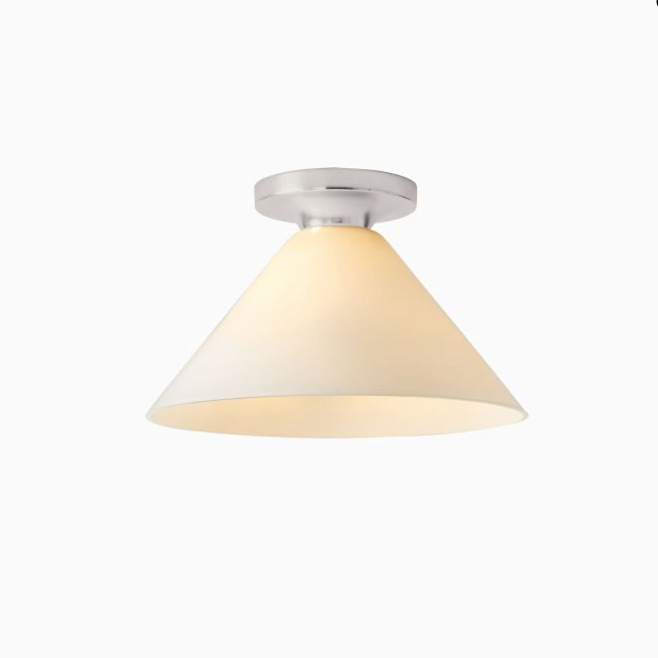 Skulpturale Glas-Deckenleuchte für moderne Räume