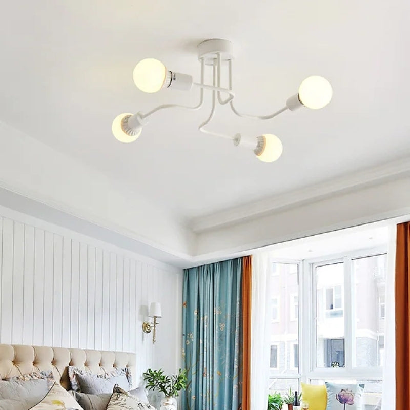 Moderne Deckenleuchte aus Eisen für Schlafzimmer, Wohnzimmer-Letslighting