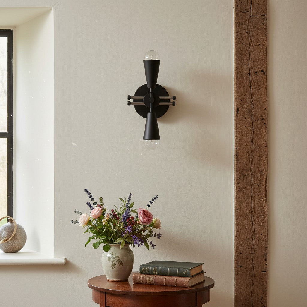 Pyralis Cone Wandleuchte im Badezimmer