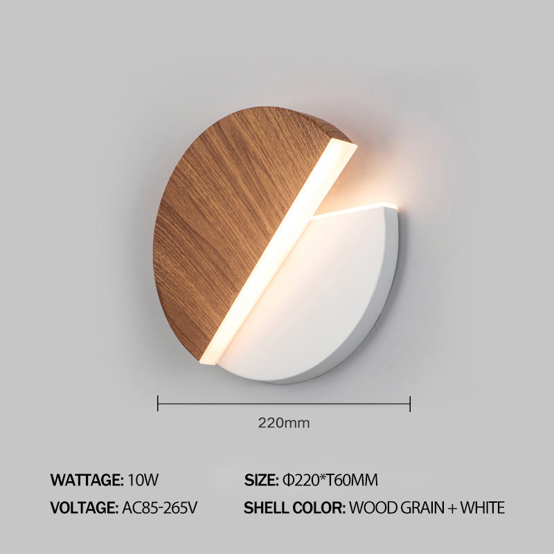 Drehbare Wandleuchte Schwarz/Weiß LED für Schlafzimmer & Wohnzimmer