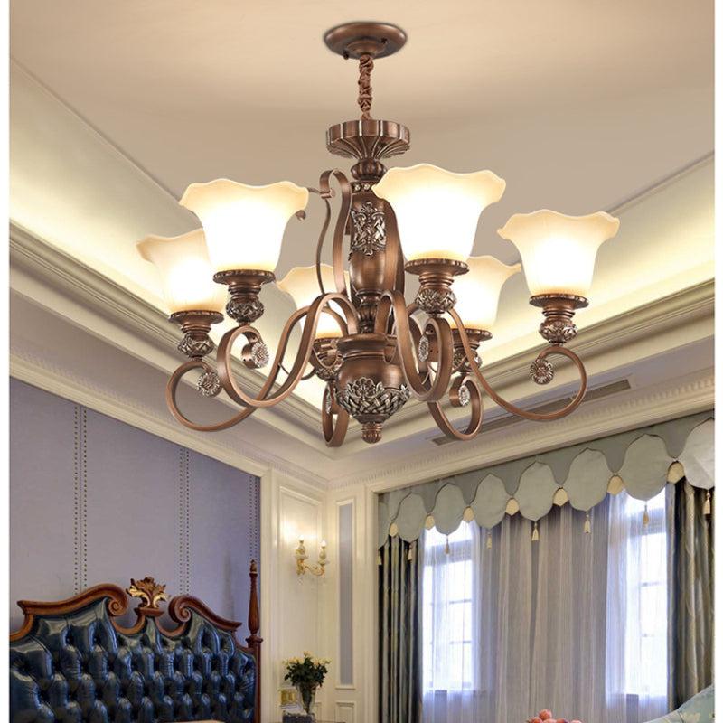 Arisha Retro Kreativ Pendelleuchte Metall Glas Wohnzimmer Schlafzimme