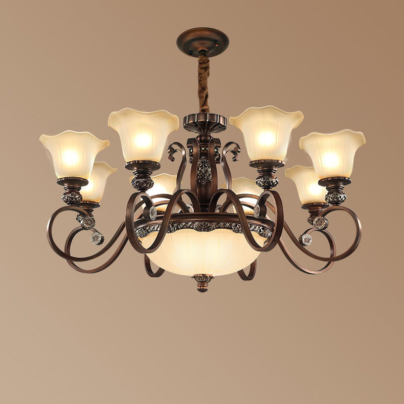 Arisha Retro Kreativ Pendelleuchte Metall Glas Wohnzimmer Schlafzimme