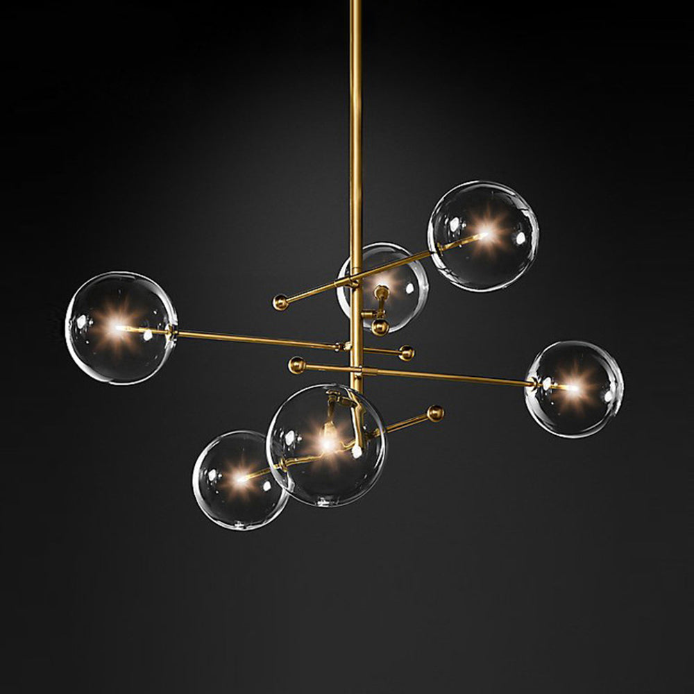 Valentina Luxus  Pendelleuchte Wohnzimmer/Esszimmer Schwarz Glas