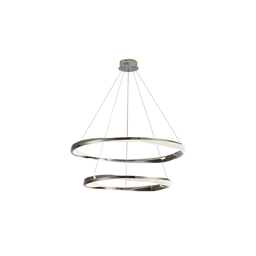 Arisha Modern LED Pendelleuchte Gold Ess/Wohn/Schlafzimmer Metall&Acryl Dimmbar