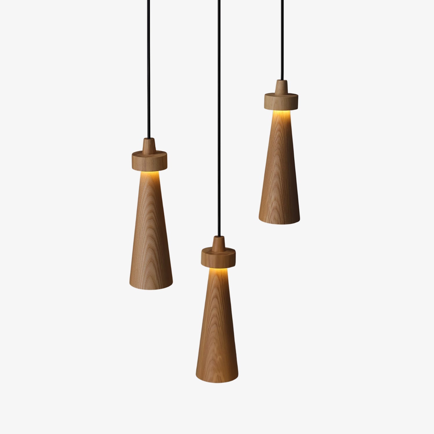 Taper Minimalistisch Holz Pendelleuchte Leuchte-Letslighting