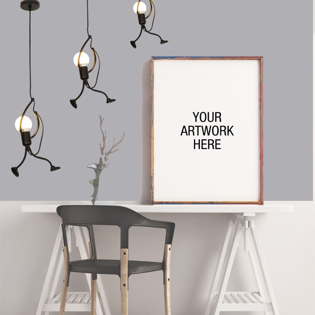 Silva Retro Modern LED Pendelleuchte Schwarz/Weiß, Esstisch