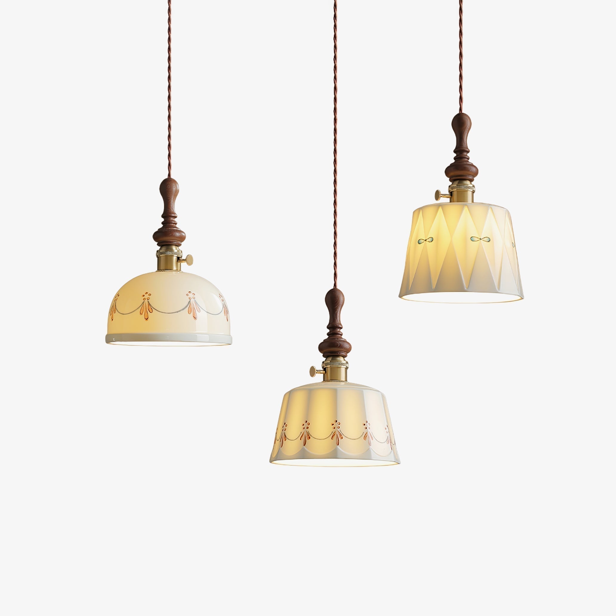 Ceraeyre Vintage Keramik Pendelleuchte-Letslighting