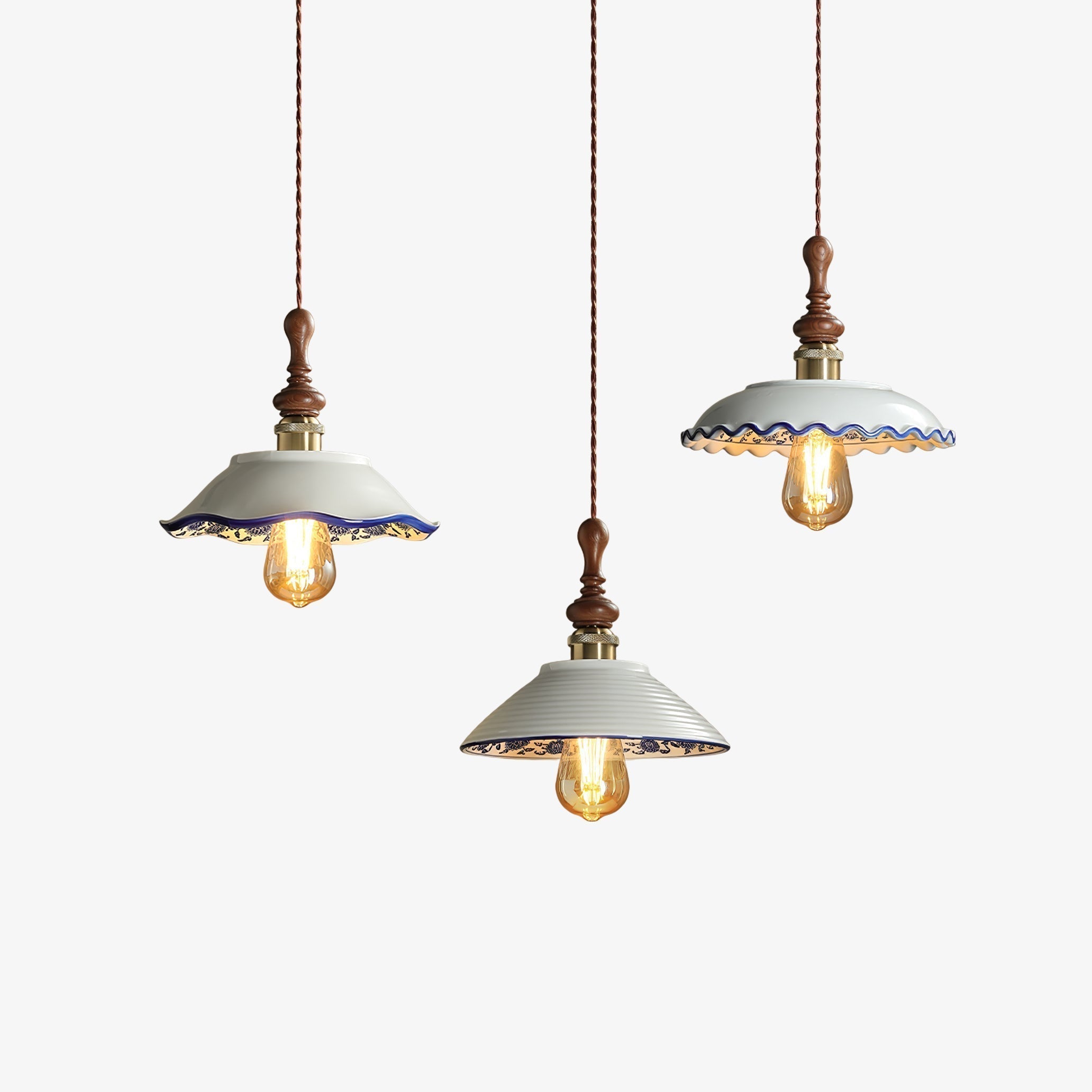 Ciraeor Delft Keramik Pendelleuchte-Letslighting