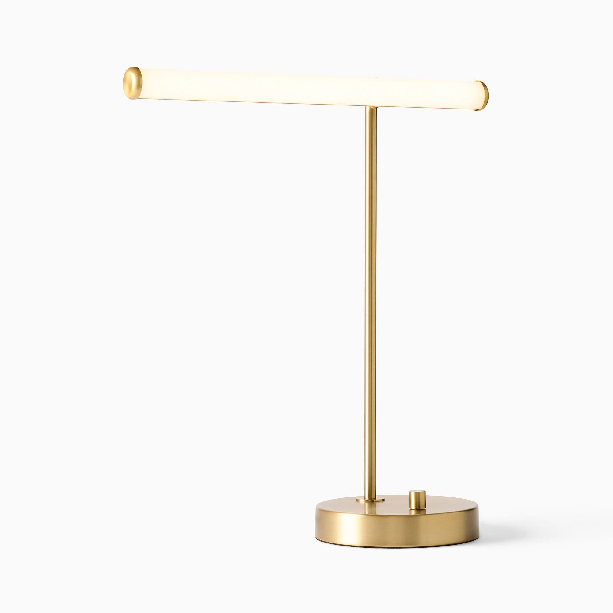 Voro Moderne LED-USB-Tischlampe – Elegante Schreibtisch- und Nachttischbeleuchtung aus Metall