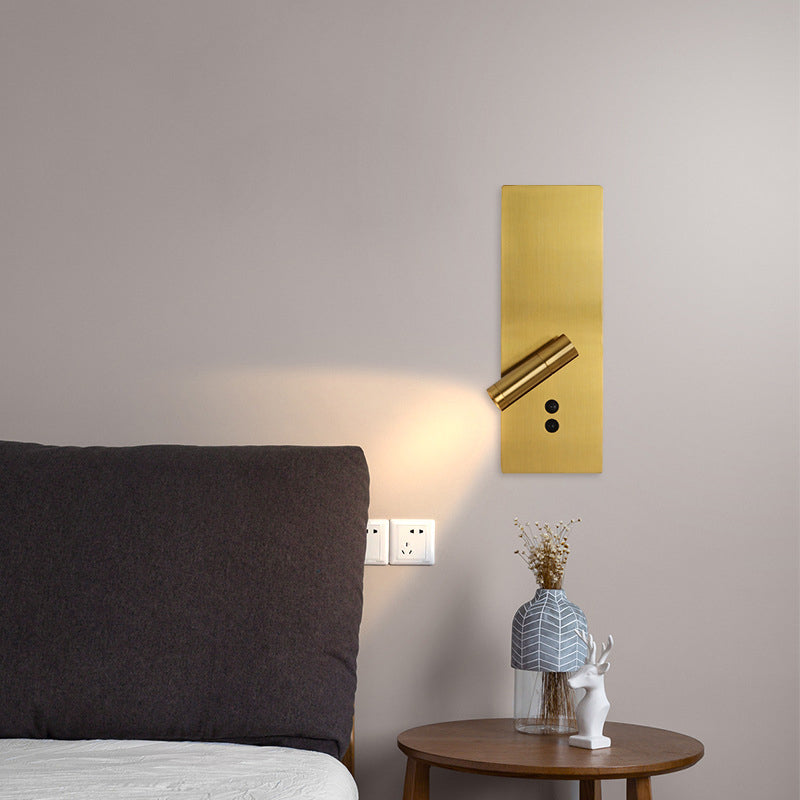 Ray Modern LED Wandleuchte Strahler Schwarz/Gold/Weiß Wohn/Schlafzimmer Treppenhaus Flur InnenMetall&Acryl