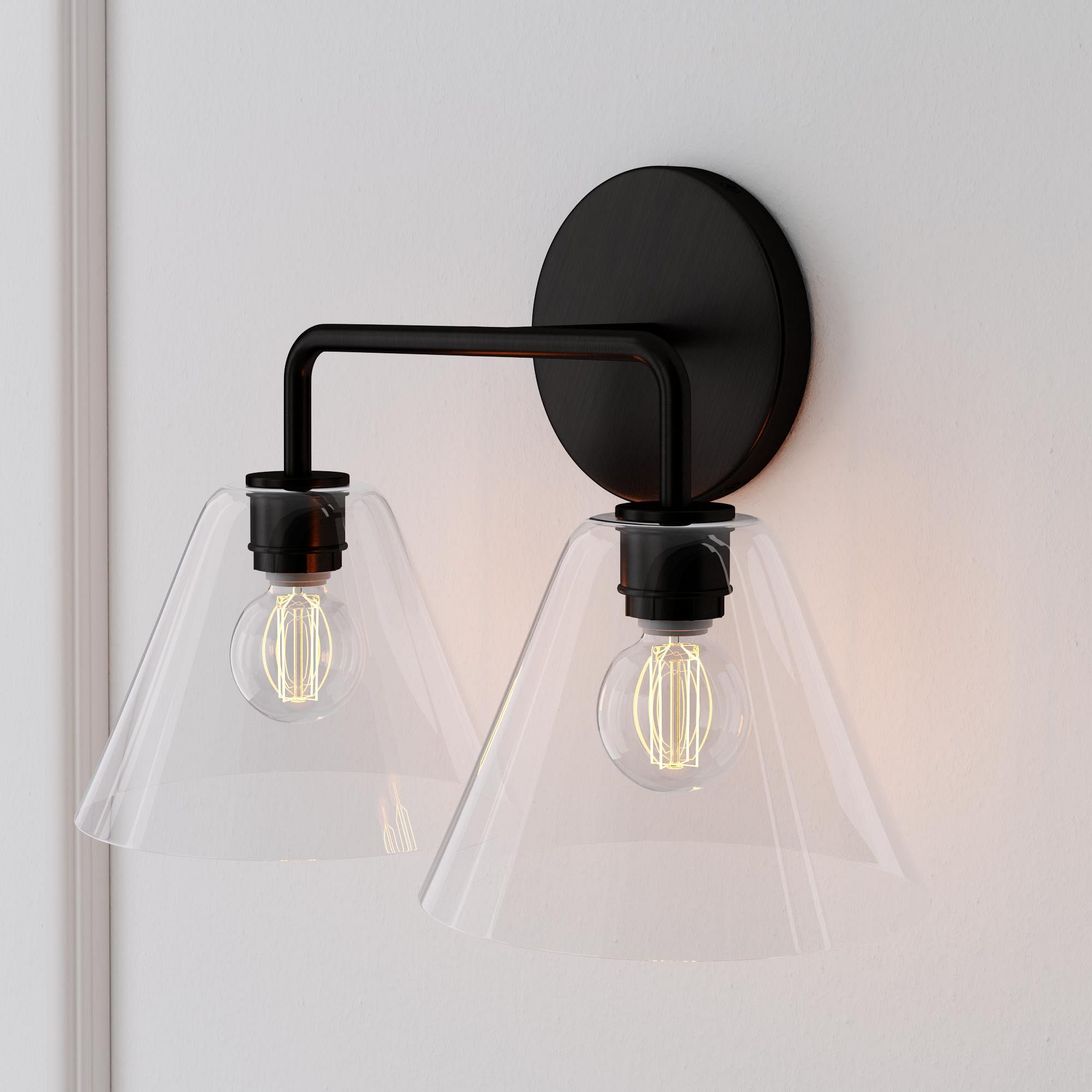 Conica Wandleuchte, skulpturales Design