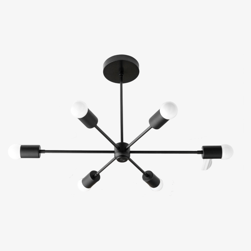 Mobilux Line Minimalistisches Design Metall-Pendelleuchte – Geometrische, moderne Lampe für den Essbereich