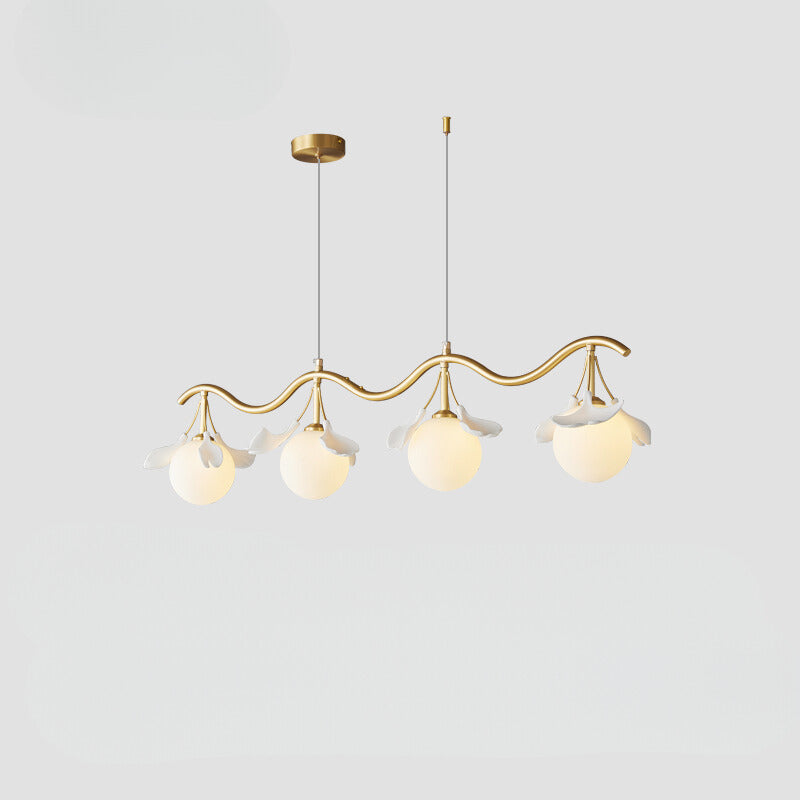 Olivia Luxus Minimalistisch Kronleuchter Kreative Blatt Glas Wohnzimmer