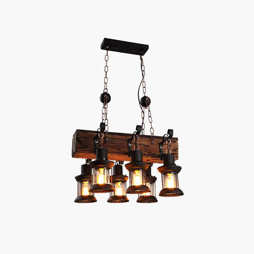 Epoch Modern LED Pendelleuchte Metall/Holz Esszimmer/Schlafzimmer