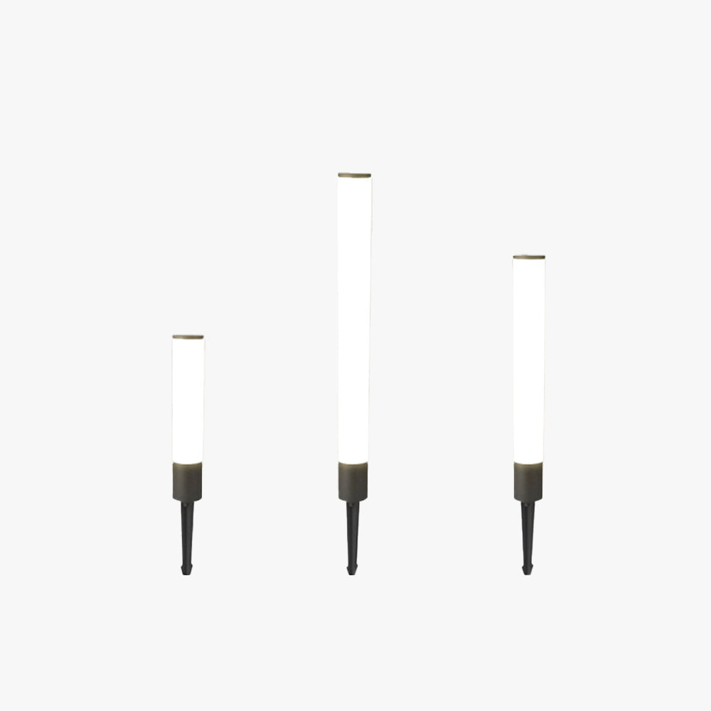 Ray Minimalistisch Modern LED Außenleuchte Schwarz/Weiß Garten/Terrasse Metall&Acryl 60/80/100/120/150CM Lang